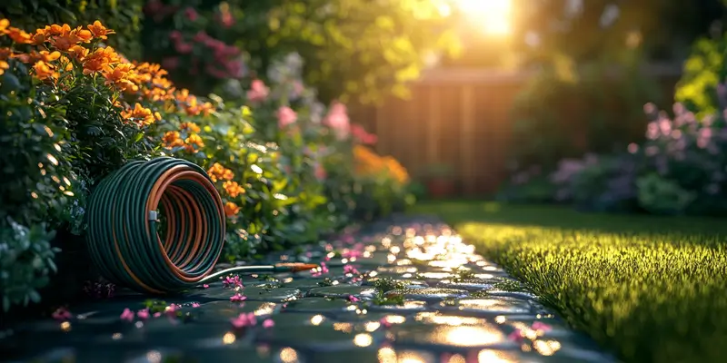 Jak nawinąć wąż ogrodowy na wózek?